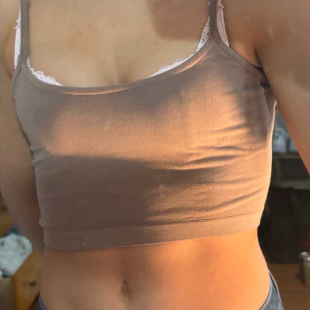 Envy Women's Tank Top in Taupe
